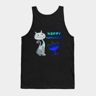 Happy hanukcat Tank Top